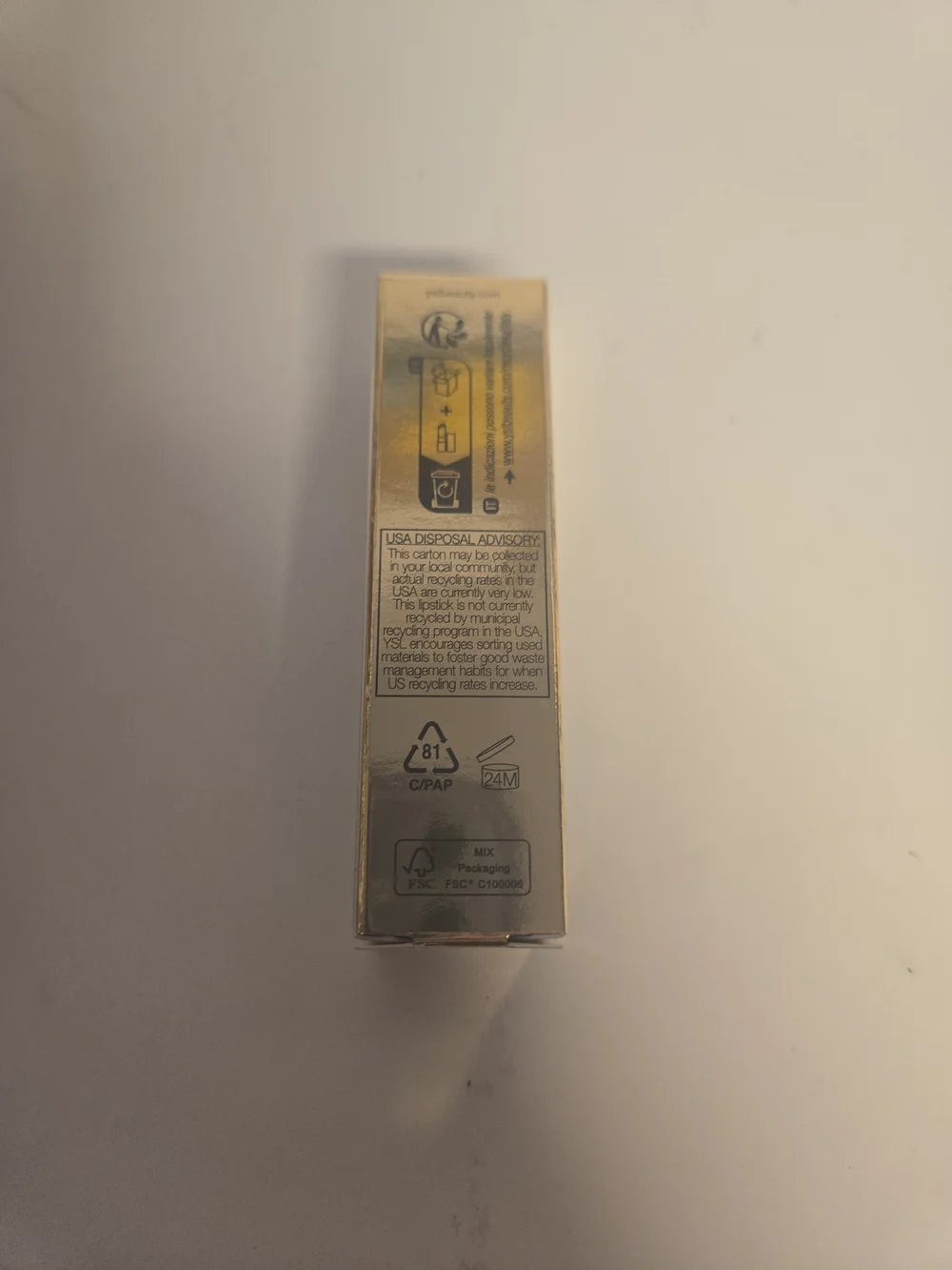 YSL Loveshine Candy Glaze Lip Healthy Glow Plumper #44 Nude Lavalliere - Pink Nu
